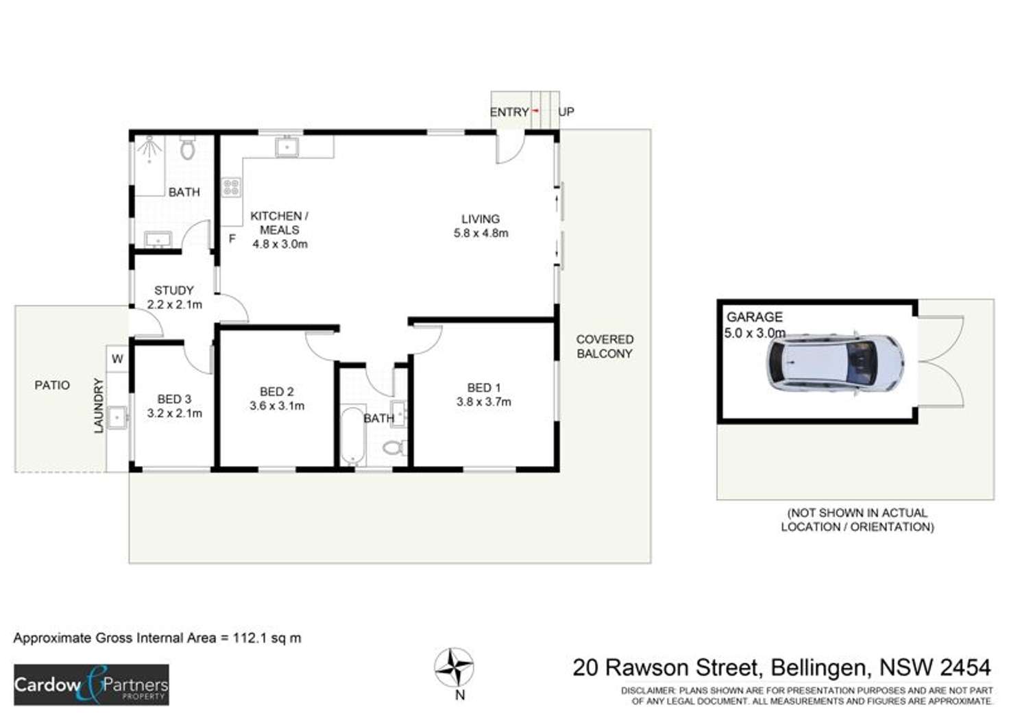 Floorplan of Homely house listing, 20 Rawson Street, Bellingen NSW 2454