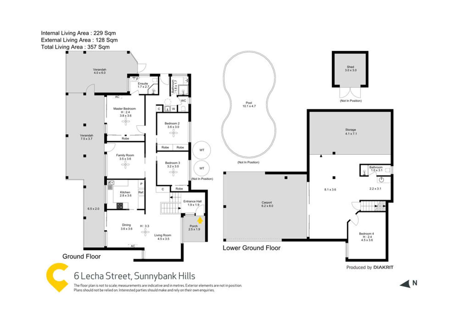 Floorplan of Homely house listing, 6 Lecha Street, Sunnybank Hills QLD 4109