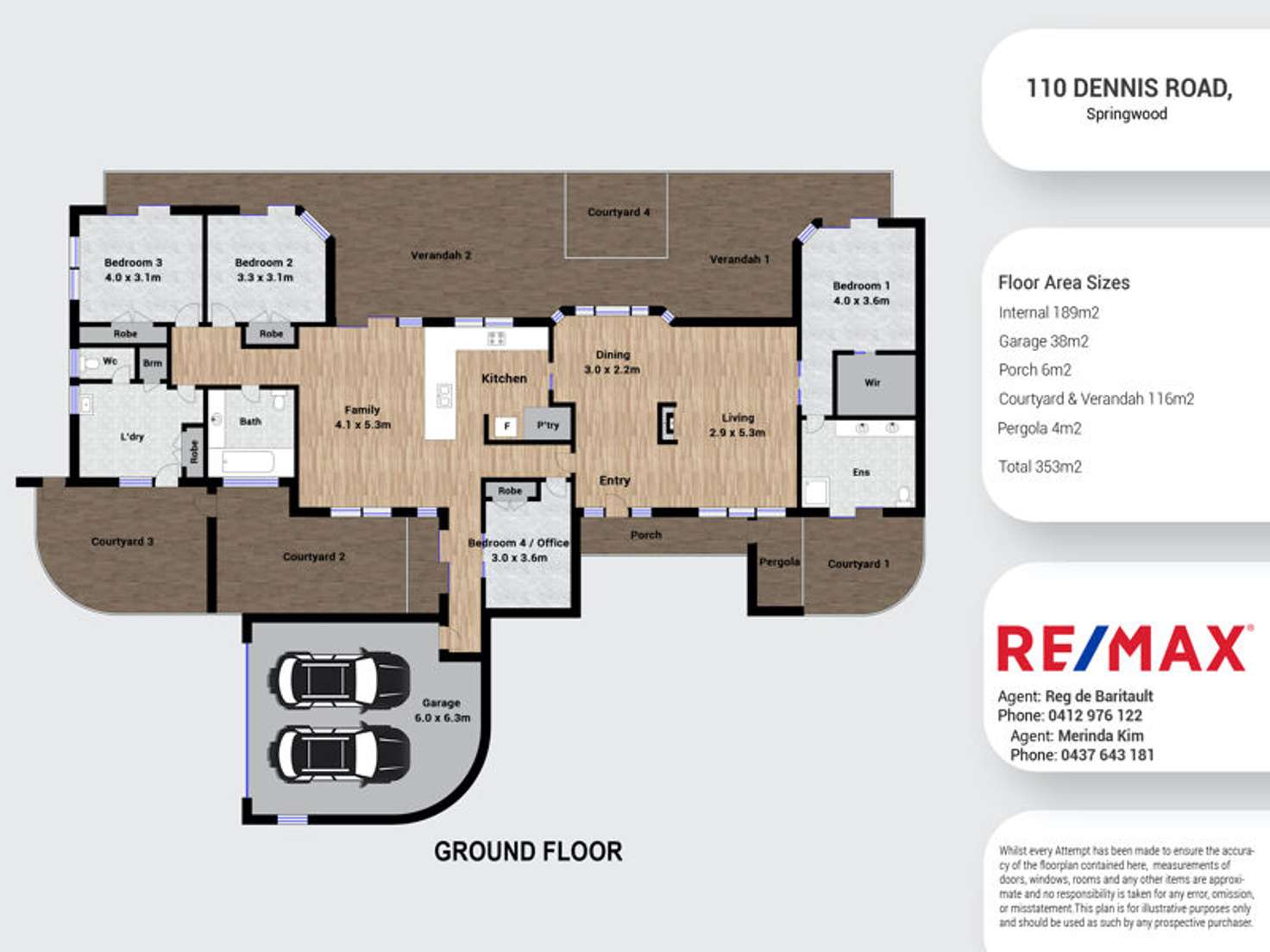 Floorplan of Homely acreageSemiRural listing, 110 Dennis Road, Springwood QLD 4127