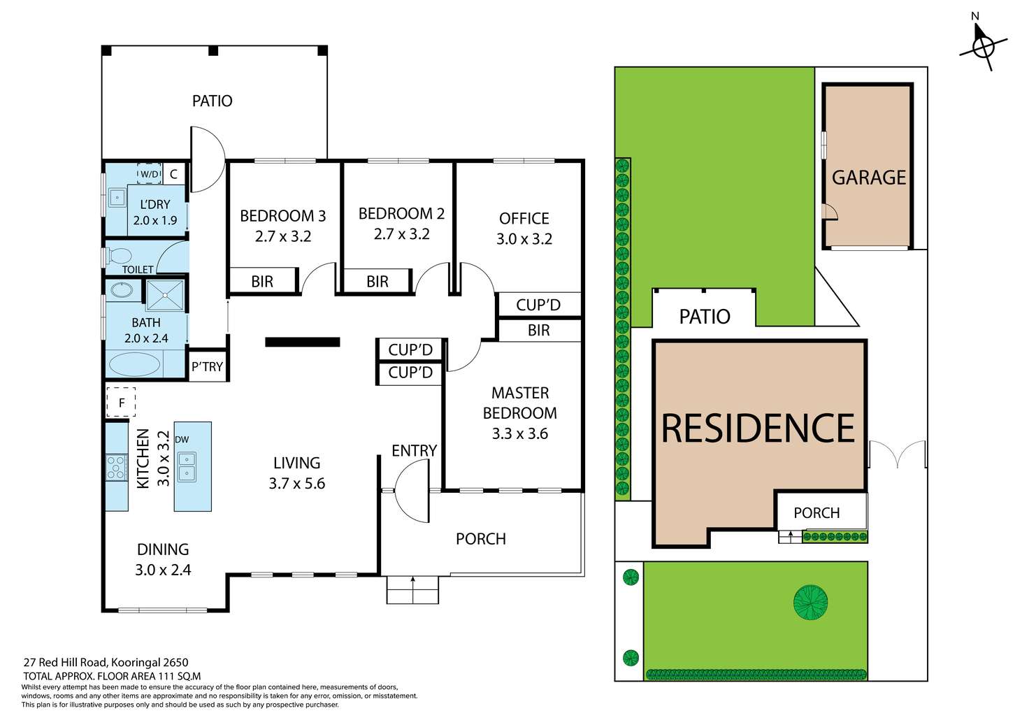 Floorplan of Homely house listing, 27 Red Hill Road, Kooringal NSW 2650
