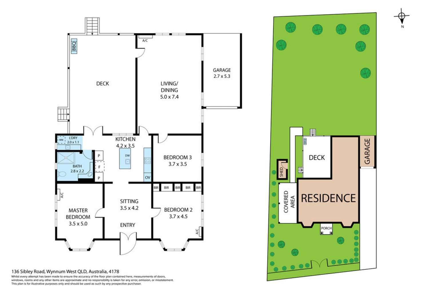 Floorplan of Homely house listing, 136 Sibley Road, Wynnum West QLD 4178