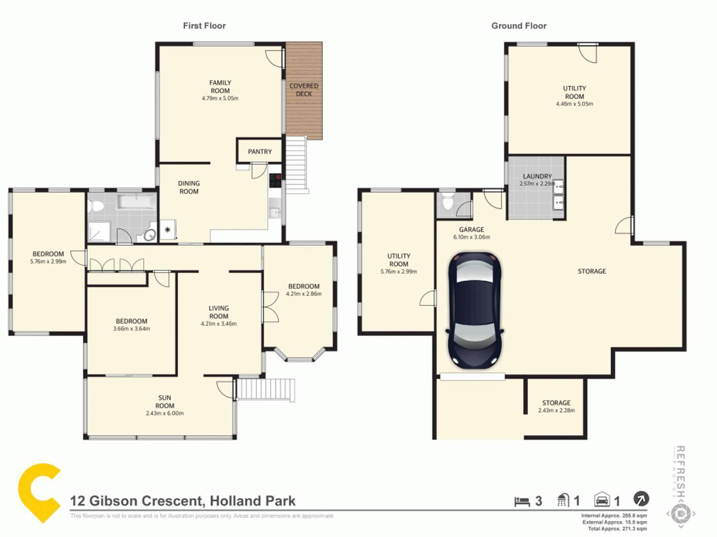 Floorplan of Homely house listing, 12 Gibson Crescent, Holland Park QLD 4121