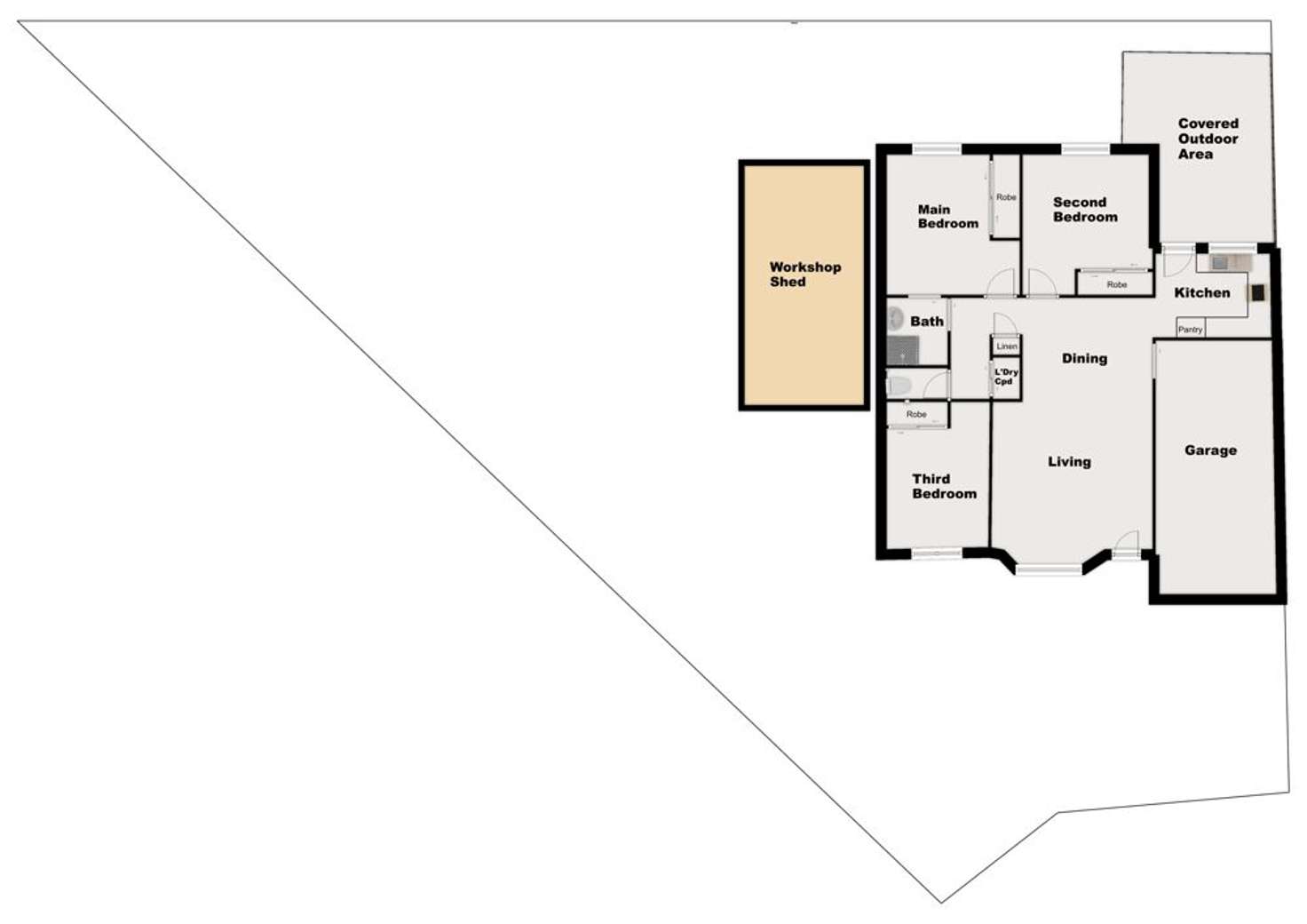 Floorplan of Homely villa listing, 58/73-87 Caboolture River Road, Morayfield QLD 4506