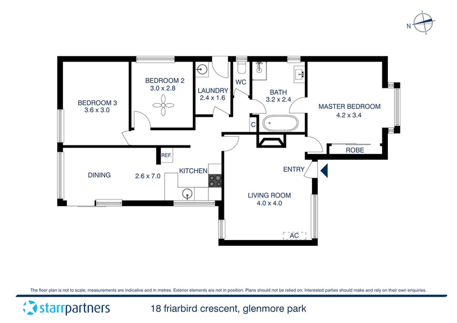 Floorplan of Homely house listing, 18 Friarbird Crescent, Glenmore Park NSW 2745
