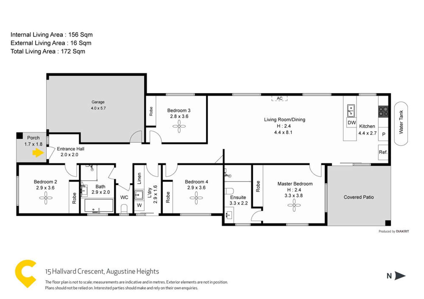 Floorplan of Homely house listing, 15 Hallvard Crescent, Augustine Heights QLD 4300