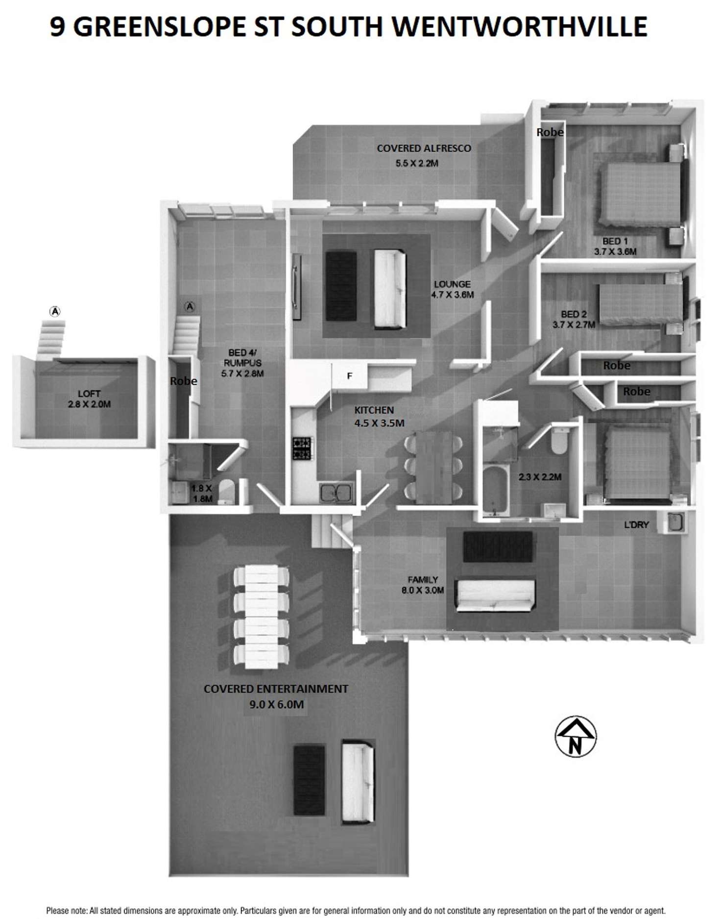 Floorplan of Homely house listing, 9 Greenslope street, South Wentworthville NSW 2145