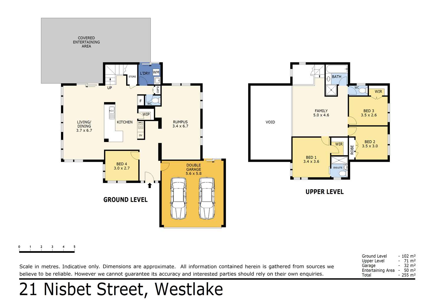 Floorplan of Homely house listing, 21 Nisbet Street, Westlake QLD 4074