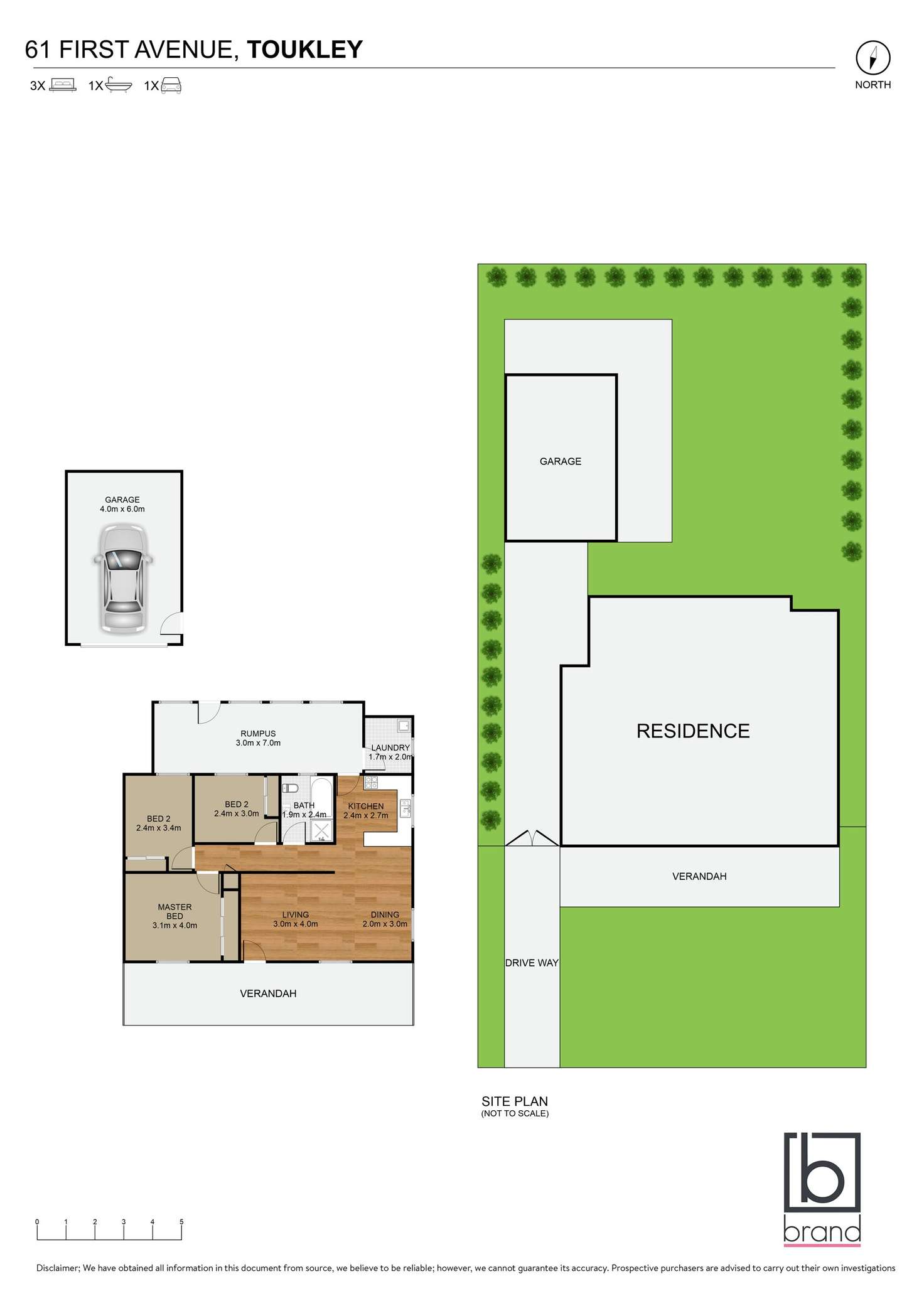 Floorplan of Homely house listing, 61 First Avenue, Toukley NSW 2263