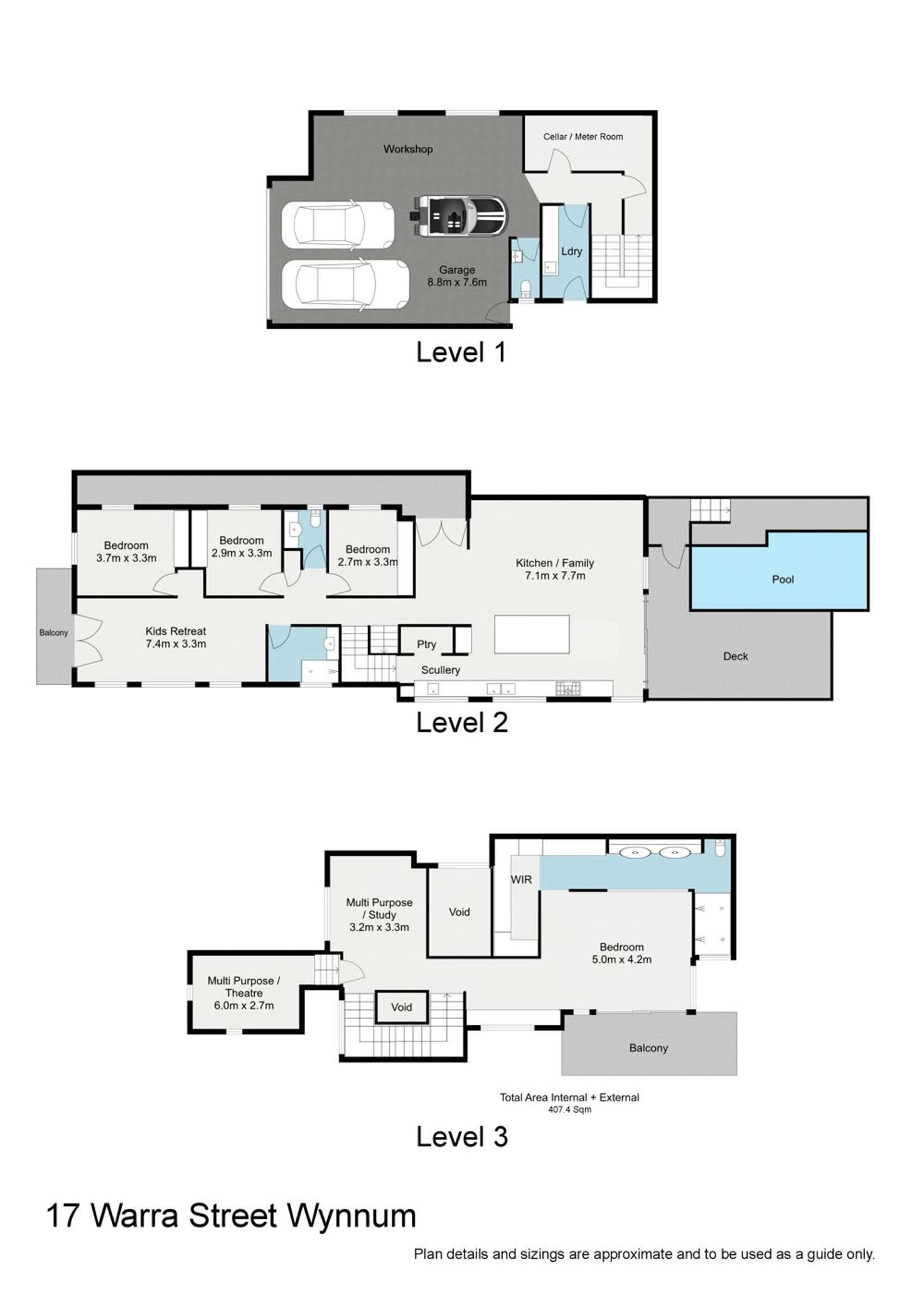 Floorplan of Homely house listing, 17 Warra Street, Wynnum QLD 4178