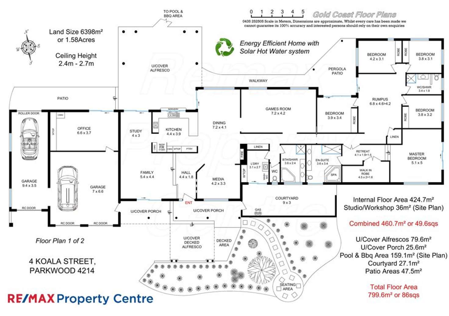 Floorplan of Homely house listing, 4 Koala Street, Parkwood QLD 4214