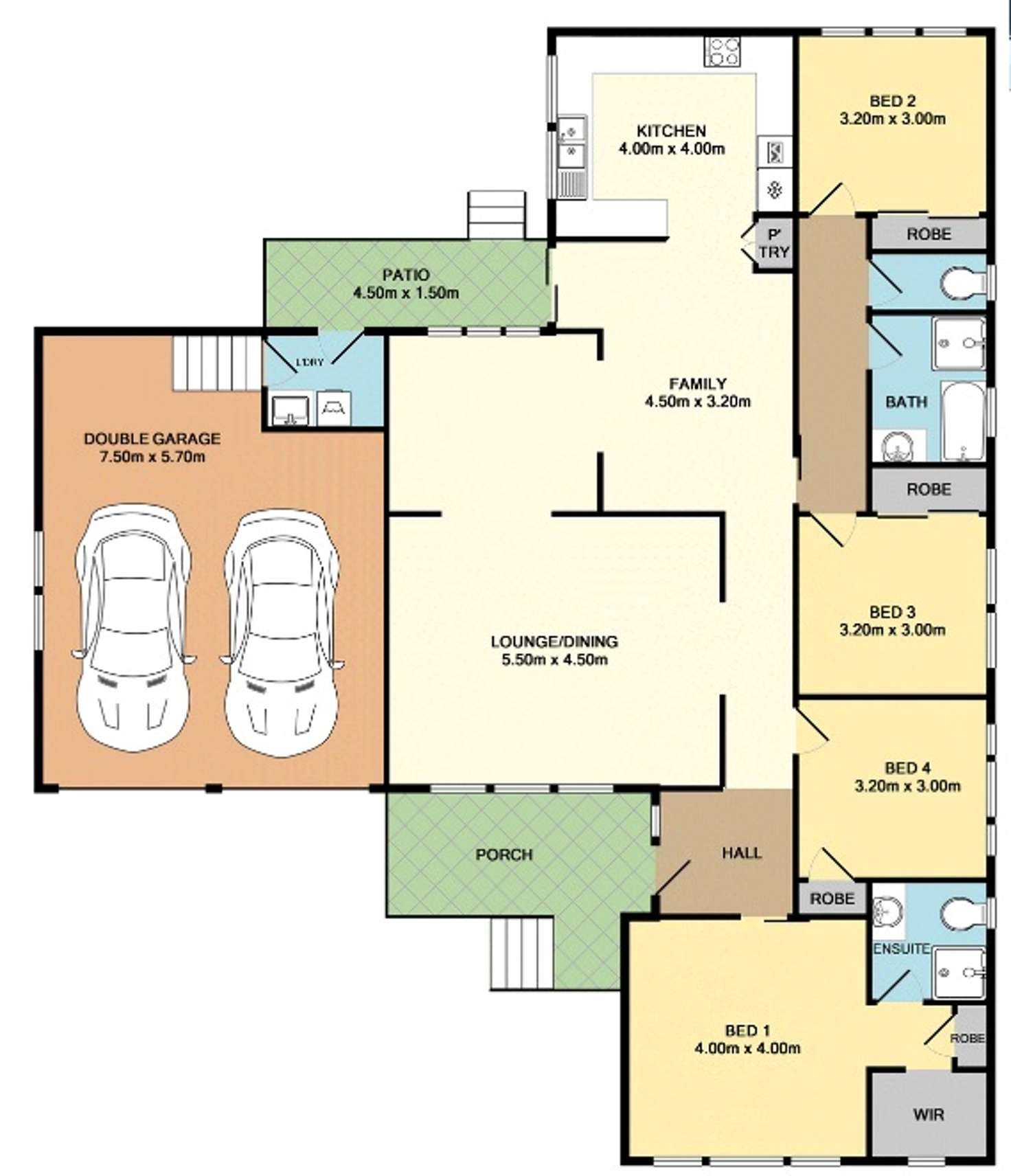 Floorplan of Homely house listing, 22 President Road, Kellyville NSW 2155