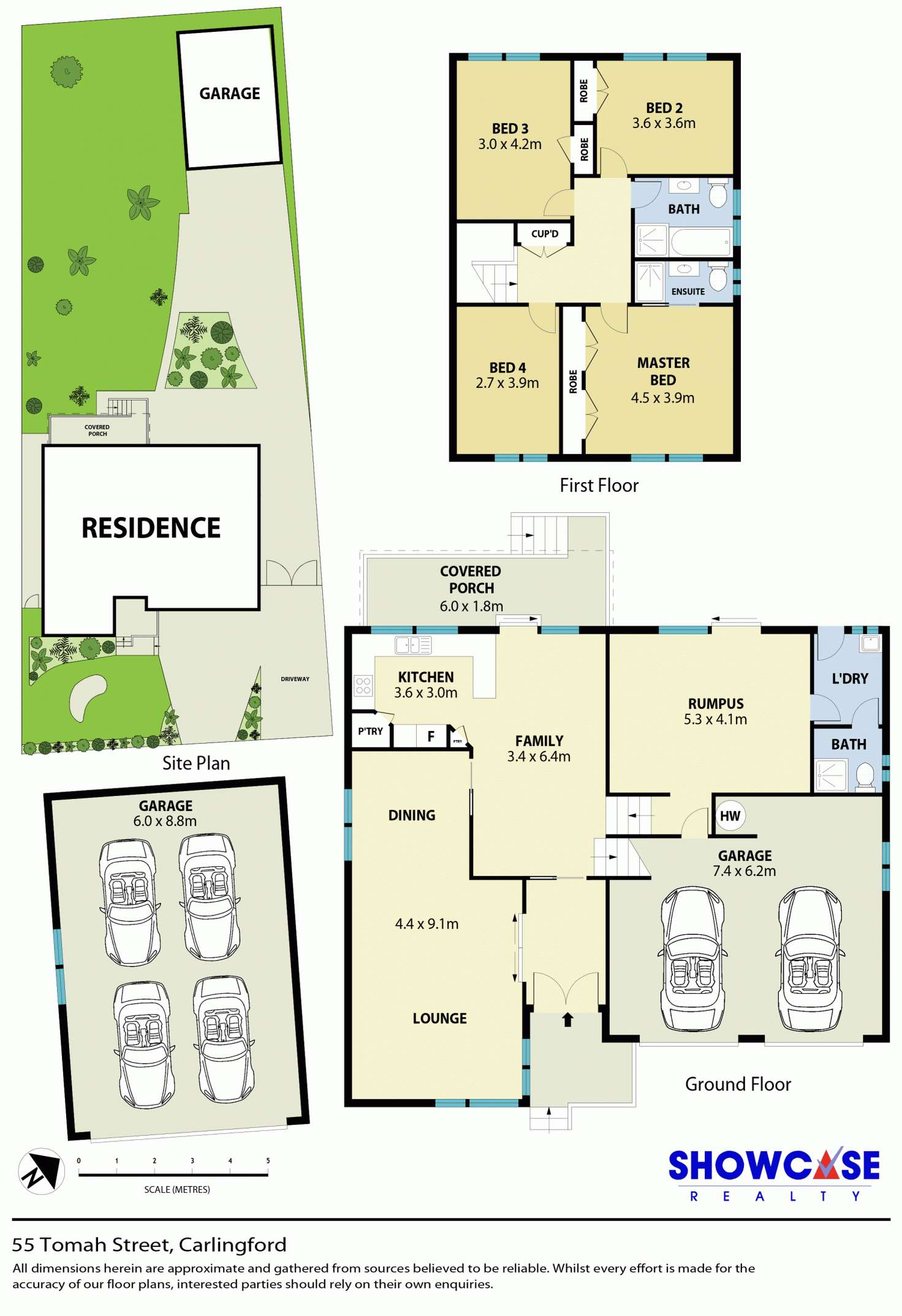 Floorplan of Homely house listing, 55 Tomah Street, Carlingford NSW 2118