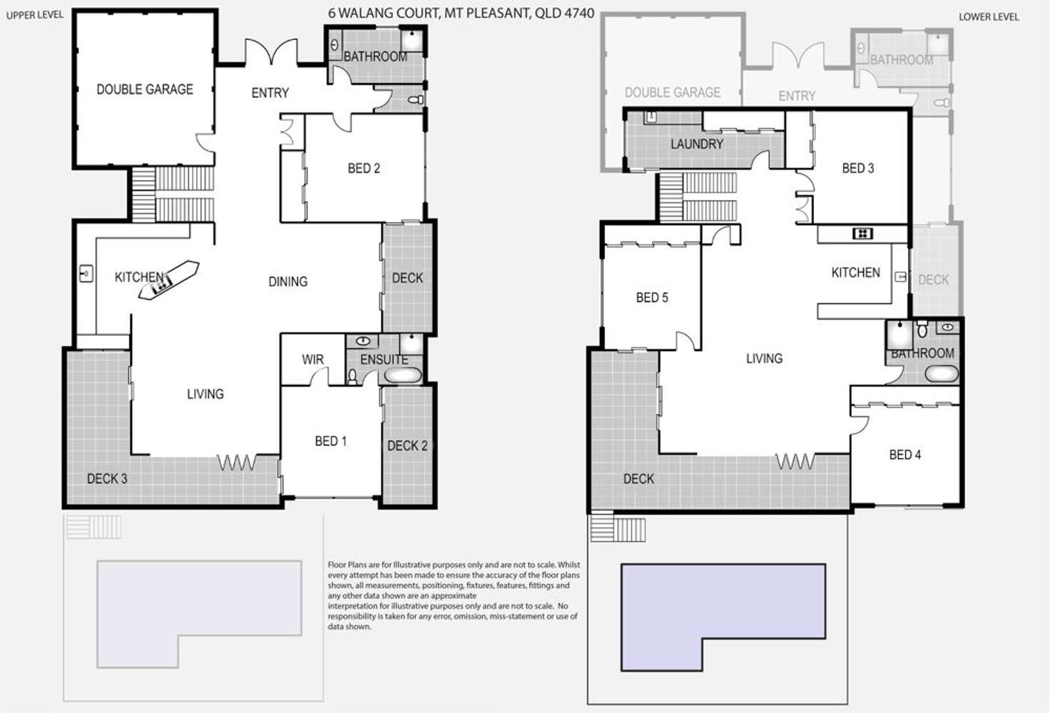Floorplan of Homely house listing, 6 Walang Court, North Mackay QLD 4740