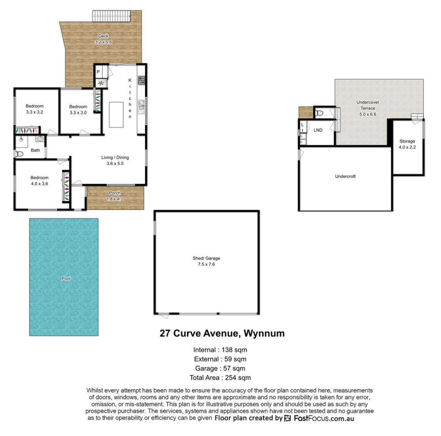 Floorplan of Homely house listing, 27 Curve Avenue, Wynnum QLD 4178