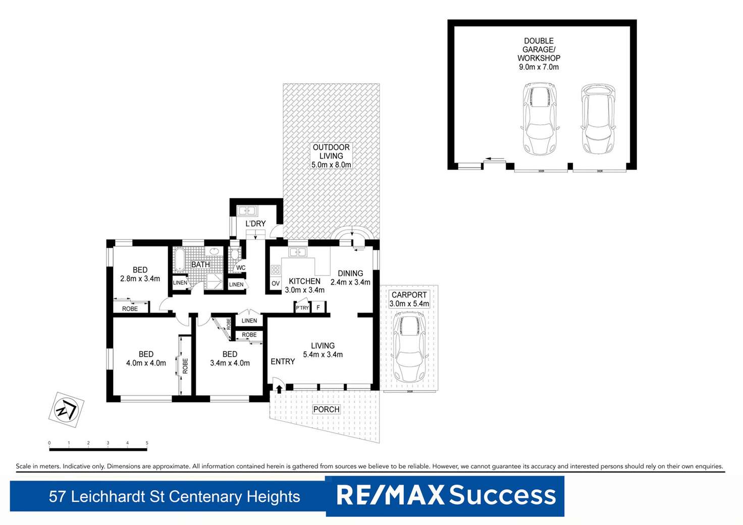 Floorplan of Homely house listing, 57 Leichhardt Street, Centenary Heights QLD 4350