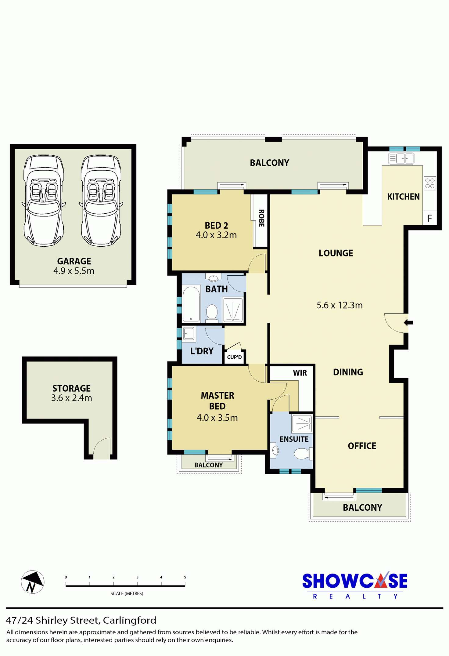 Floorplan of Homely unit listing, 47/19-25 Shirley Street, Carlingford NSW 2118