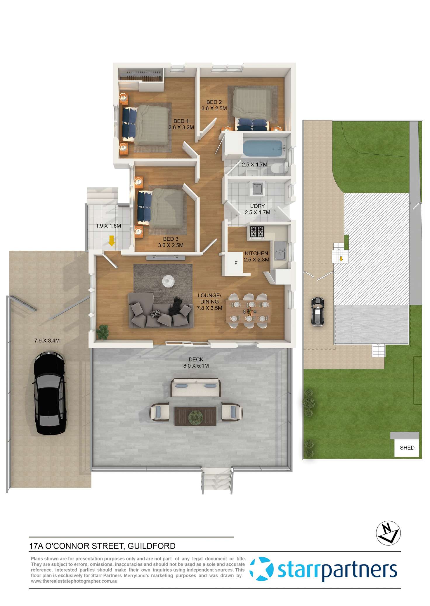 Floorplan of Homely house listing, 17a O'Connor Street, Guildford NSW 2161