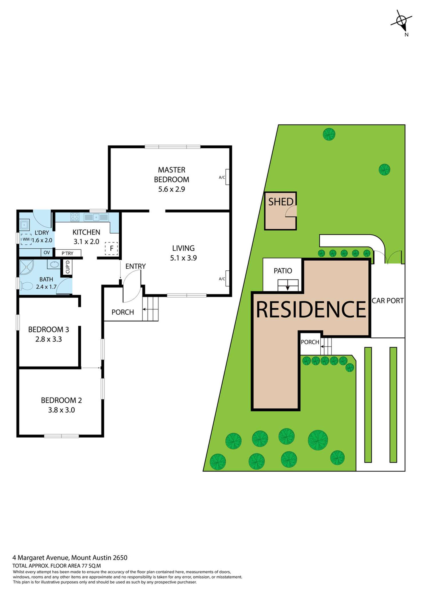 Floorplan of Homely house listing, 4 Margaret Avenue, Mount Austin NSW 2650