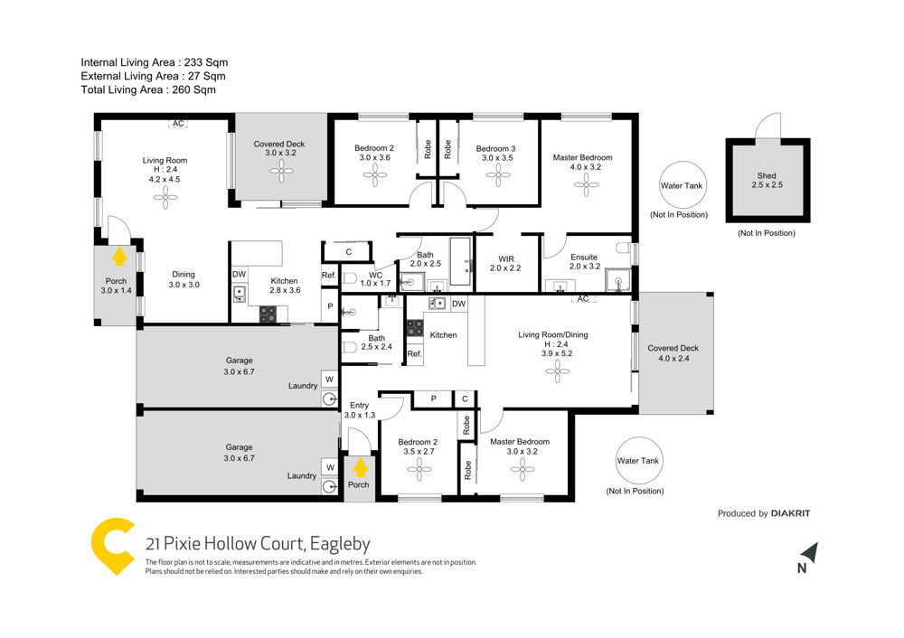 Floorplan of Homely house listing, 21 Pixie Hollow Court, Eagleby QLD 4207