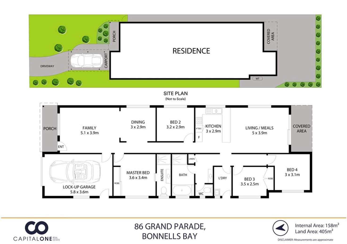 Floorplan of Homely house listing, 86 Grand Parade, Bonnells Bay NSW 2264