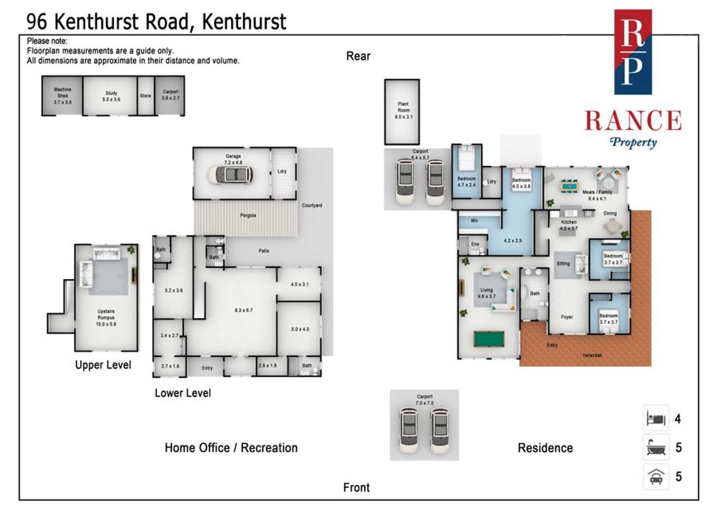 Floorplan of Homely house listing, 96 Kenthurst Road, Kenthurst NSW 2156