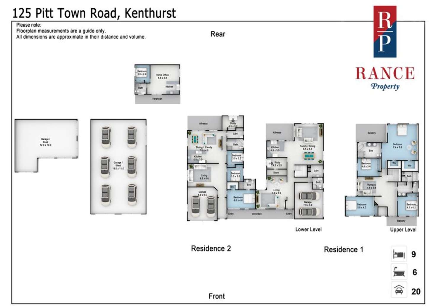 Floorplan of Homely house listing, 125 Pitt Town Road, Kenthurst NSW 2156