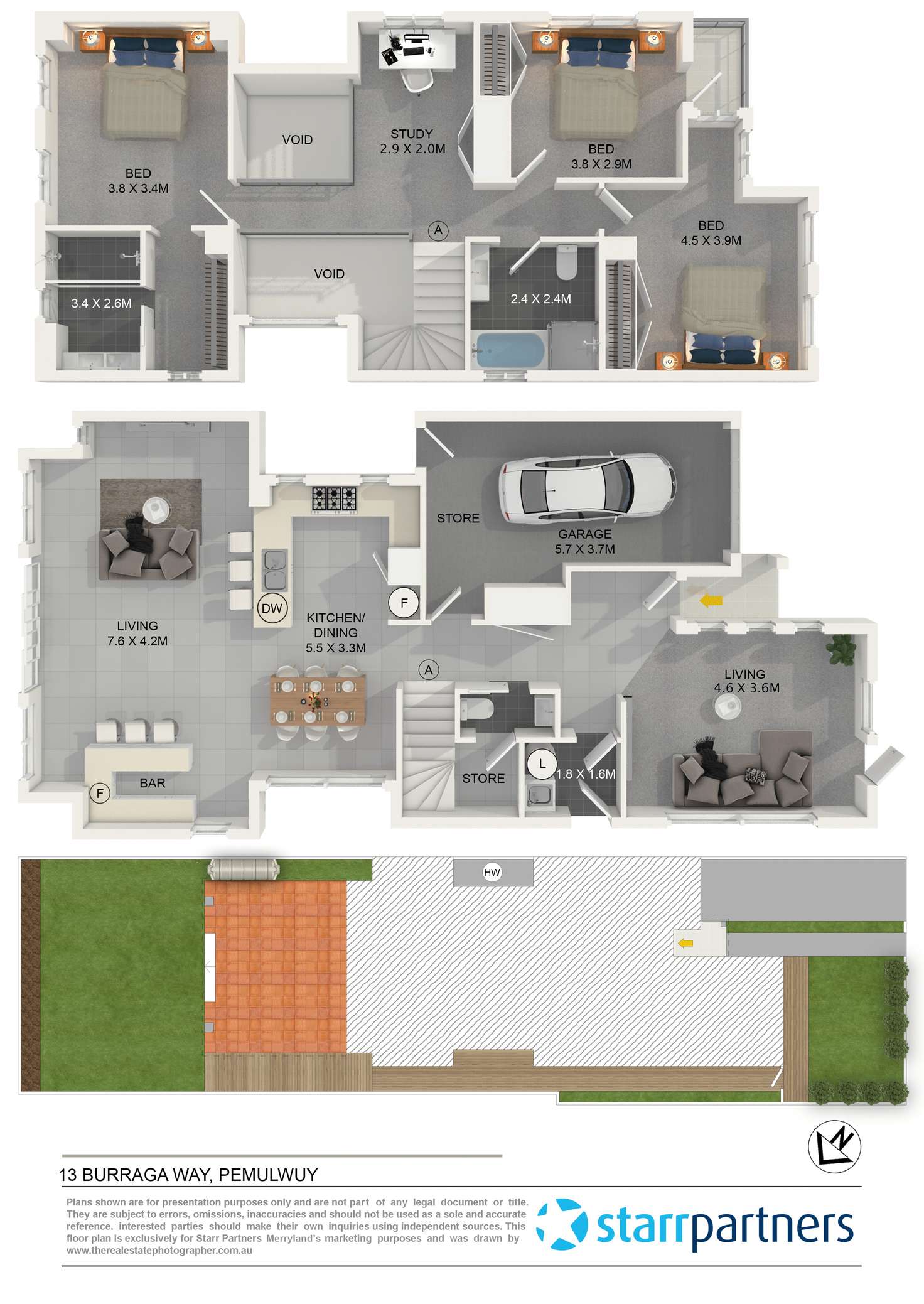 Floorplan of Homely house listing, 13 Burraga Way, Pemulwuy NSW 2145