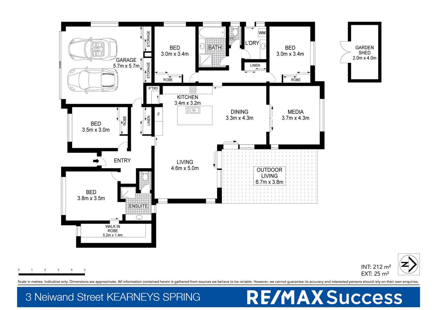 Floorplan of Homely house listing, 3 Neiwand Street, Kearneys Spring QLD 4350