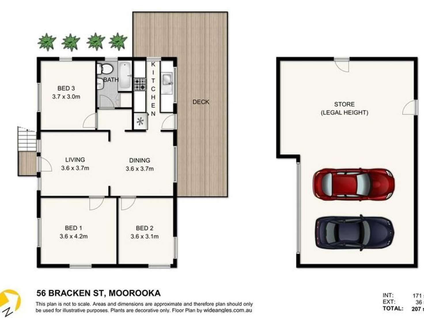 Floorplan of Homely house listing, 56 Bracken Street, Moorooka QLD 4105