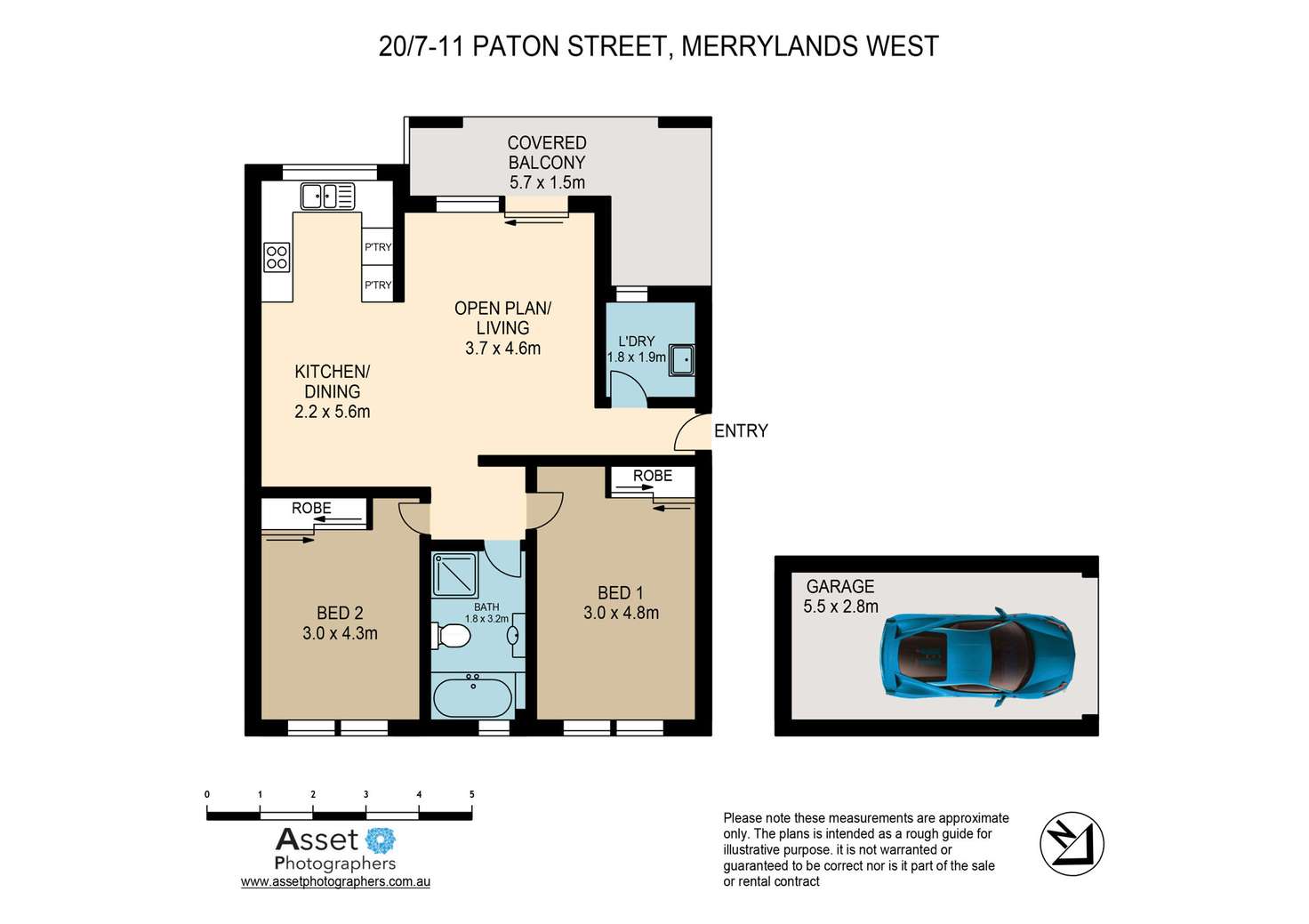 Floorplan of Homely unit listing, 20/7-11 Paton Street, Merrylands NSW 2160