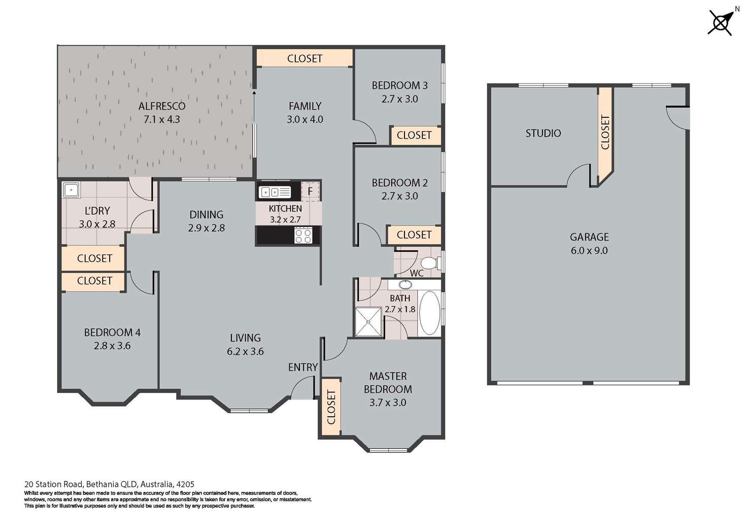 Floorplan of Homely house listing, 20 Station Road, Bethania QLD 4205