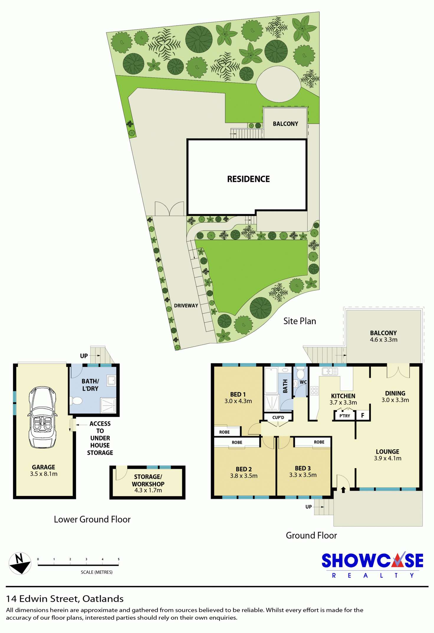 Floorplan of Homely house listing, 14 Edwin Street, Oatlands NSW 2117