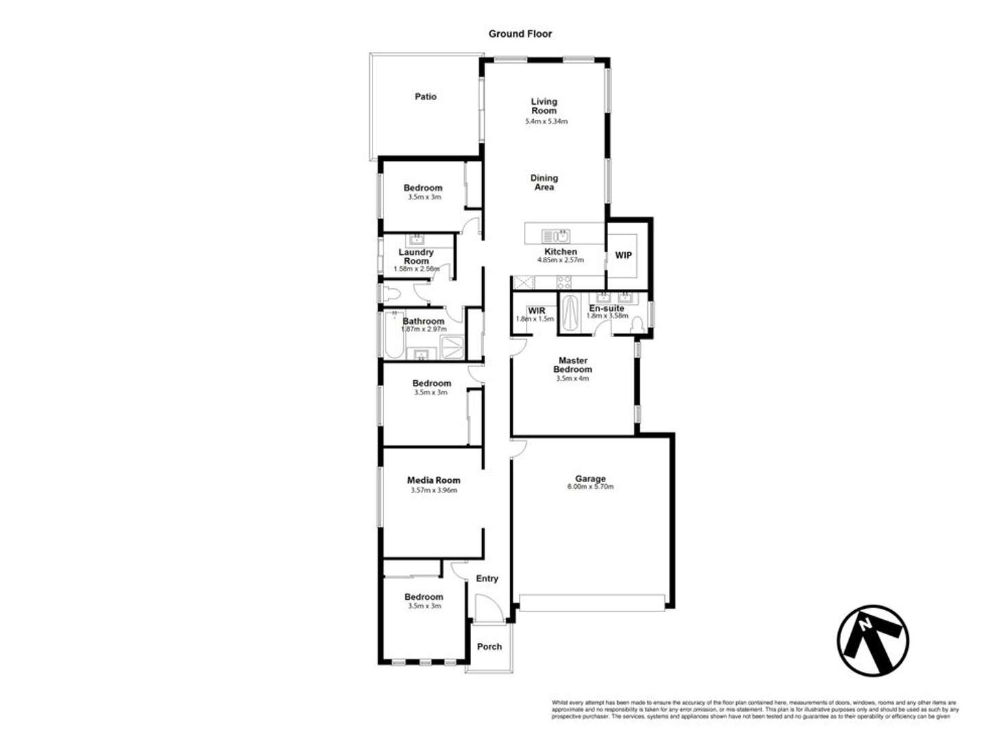 Floorplan of Homely house listing, 60 Riverside Circuit, Joyner QLD 4500