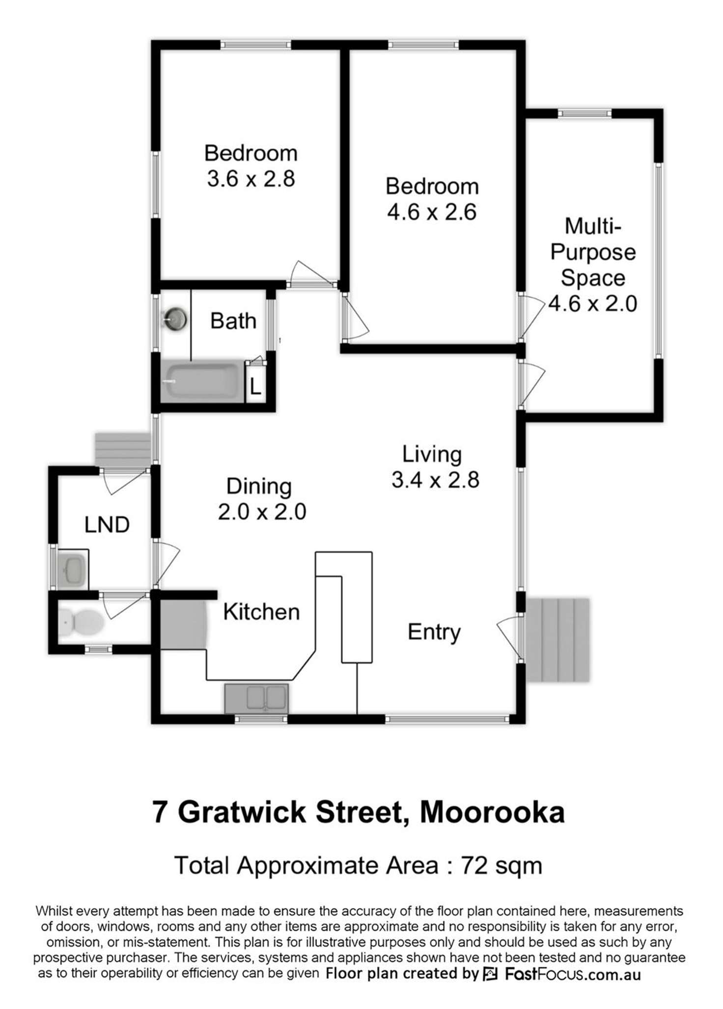 Floorplan of Homely house listing, 7 Gratwick Street, Moorooka QLD 4105