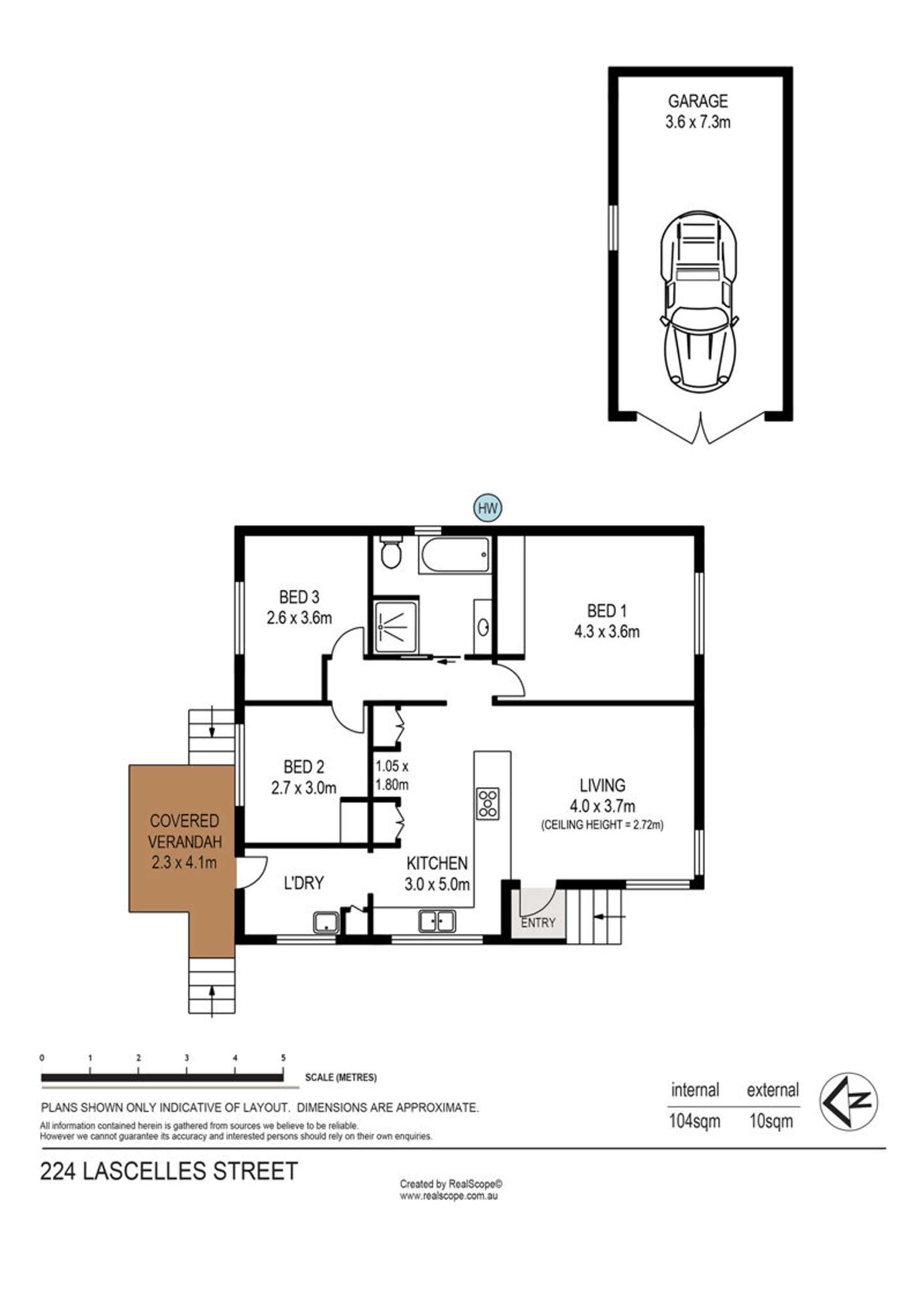 Floorplan of Homely house listing, 224 Lascelles Street, Brighton QLD 4017