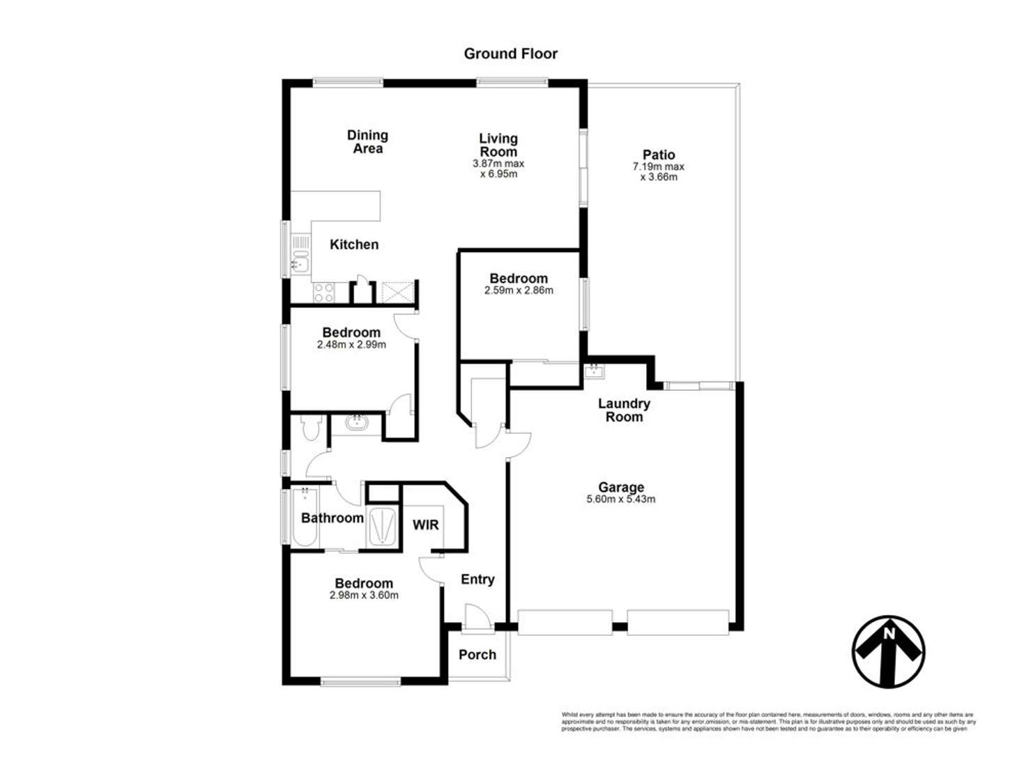 Floorplan of Homely house listing, 3 Green Place, Durack QLD 4077