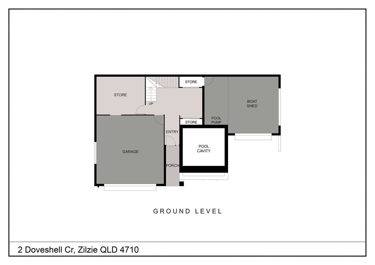 Floorplan of Homely house listing, 2 Doveshell Crescent, Zilzie QLD 4710