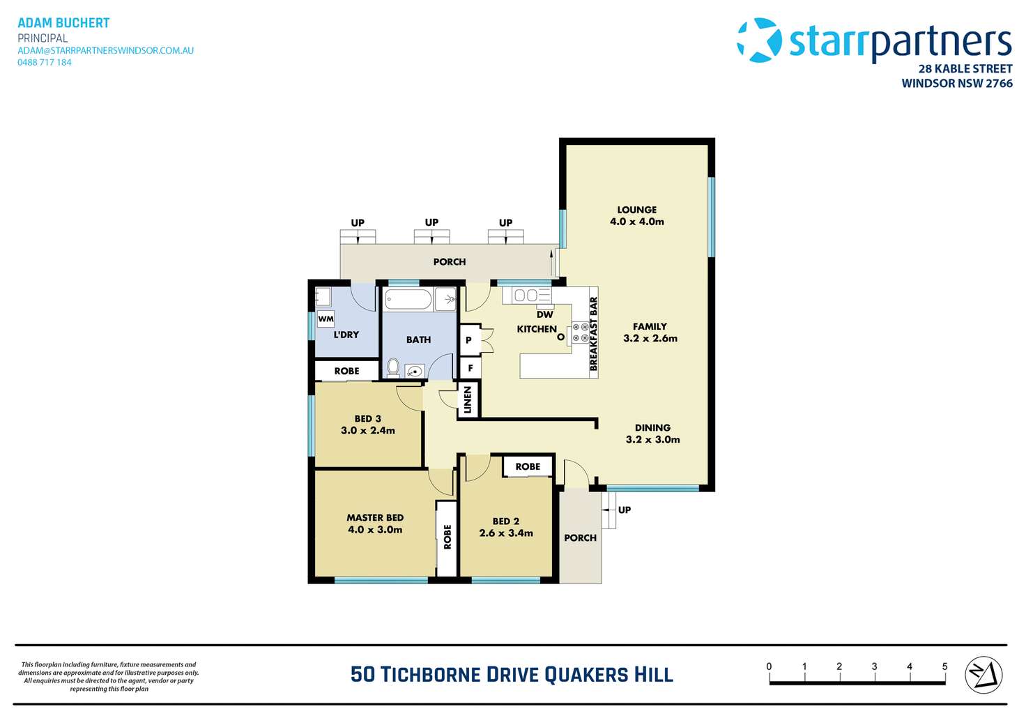 Floorplan of Homely house listing, 50 Tichborne Drive, Quakers Hill NSW 2763