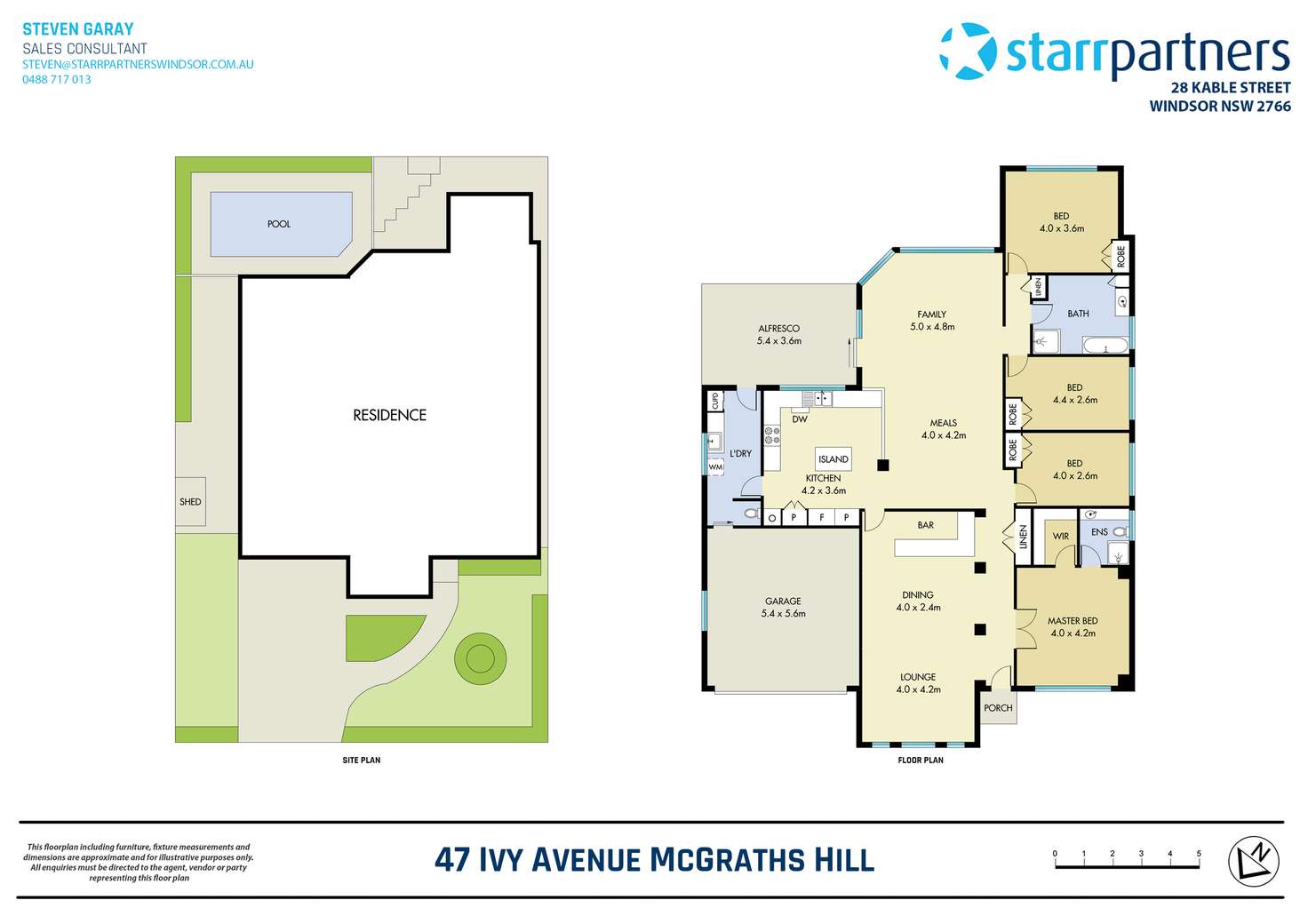 Floorplan of Homely house listing, 47 Ivy Avenue, Mcgraths Hill NSW 2756