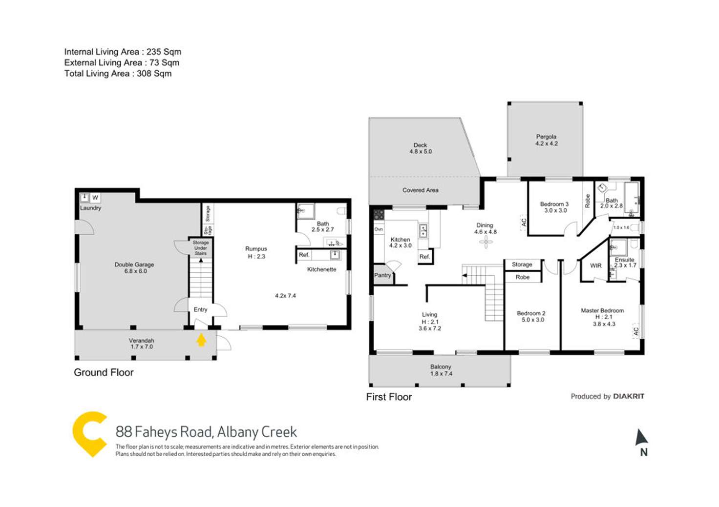 Floorplan of Homely house listing, 88 Faheys Road West, Albany Creek QLD 4035