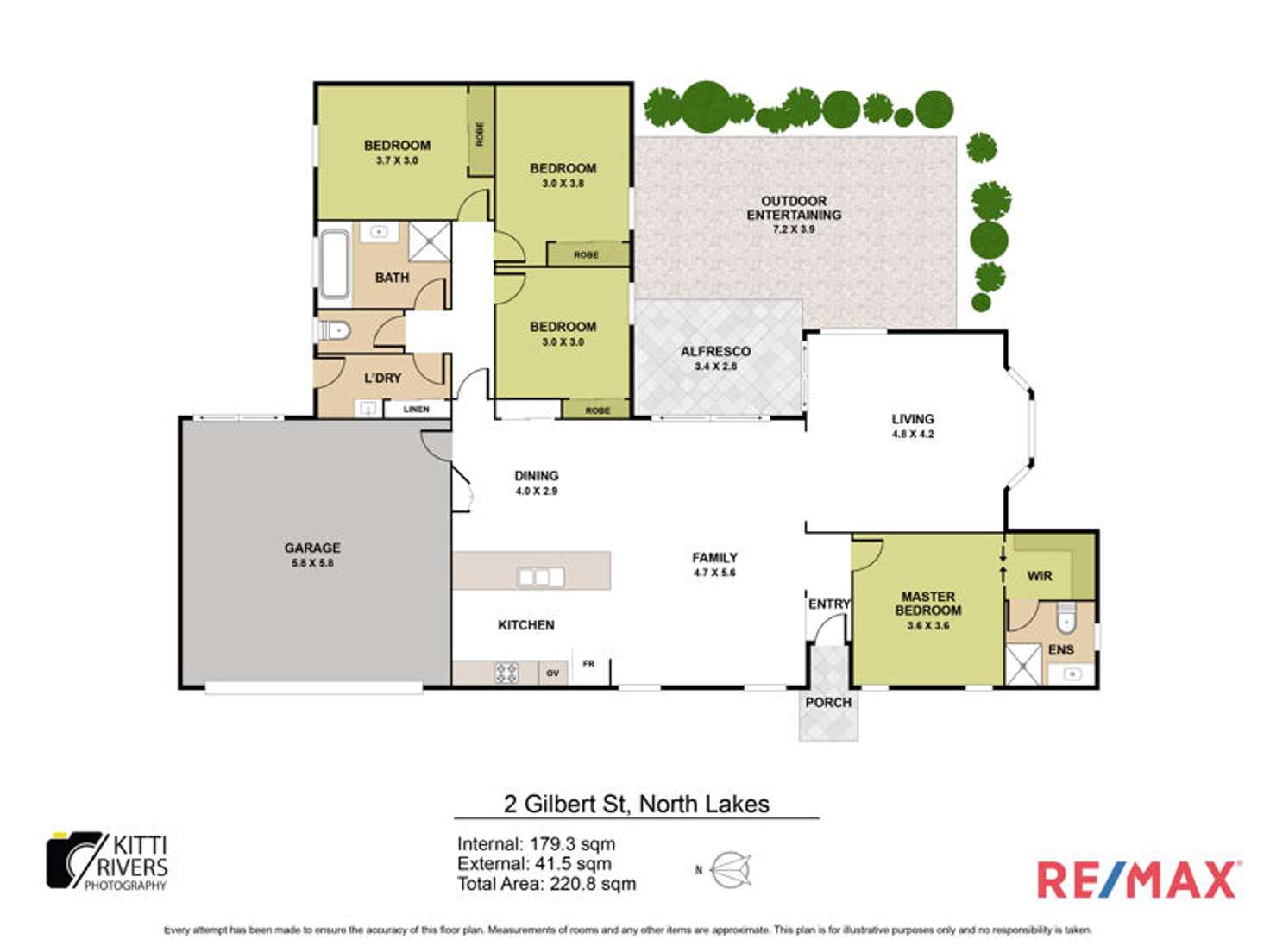 Floorplan of Homely house listing, 2 Gilbert Street, North Lakes QLD 4509