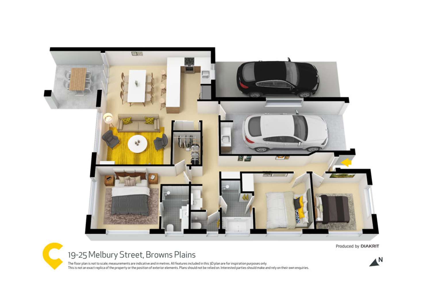 Floorplan of Homely unit listing, 7/19-25 Melbury Street, Browns Plains QLD 4118