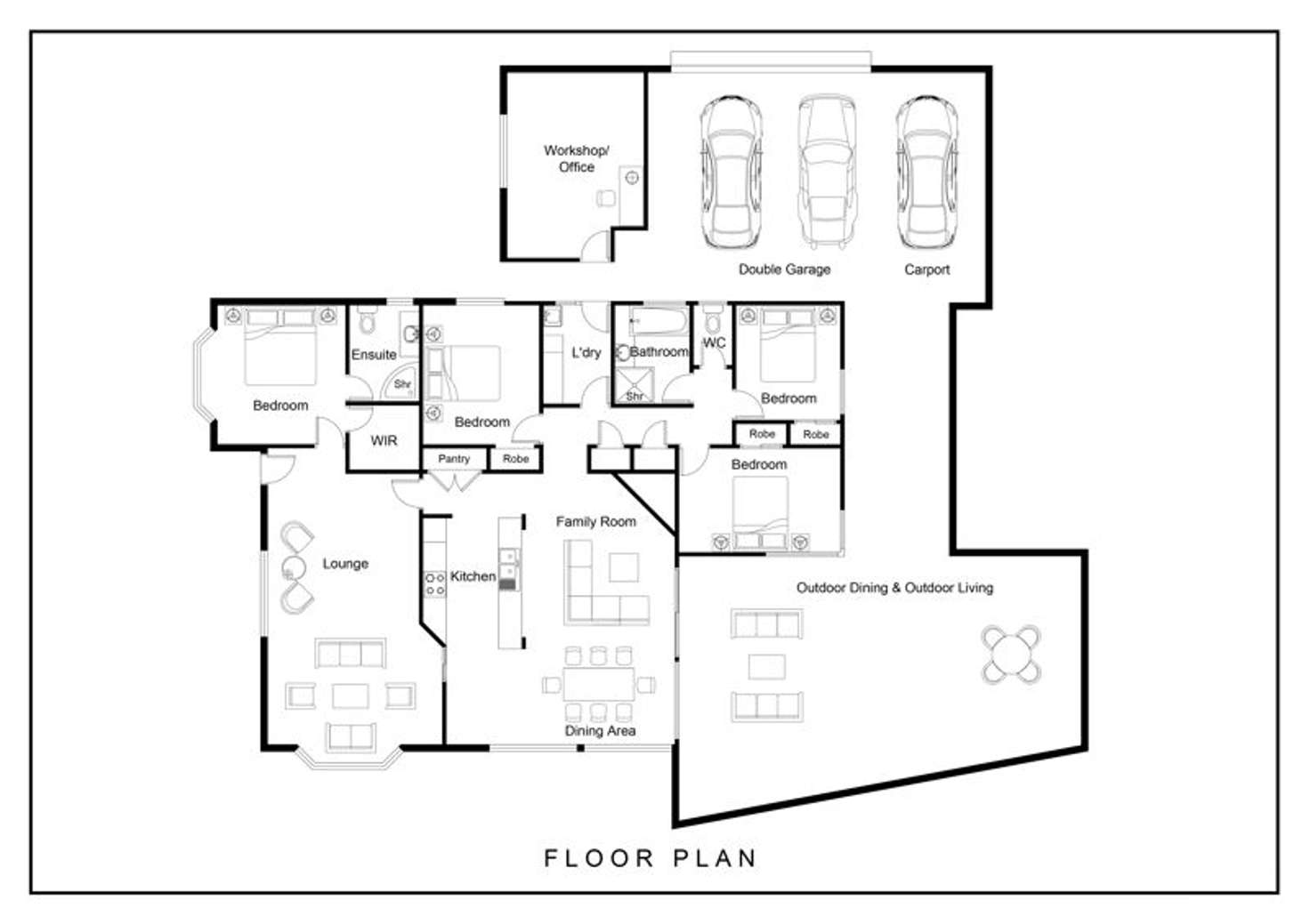 Floorplan of Homely house listing, 67 Rue Montaigne, Petrie QLD 4502