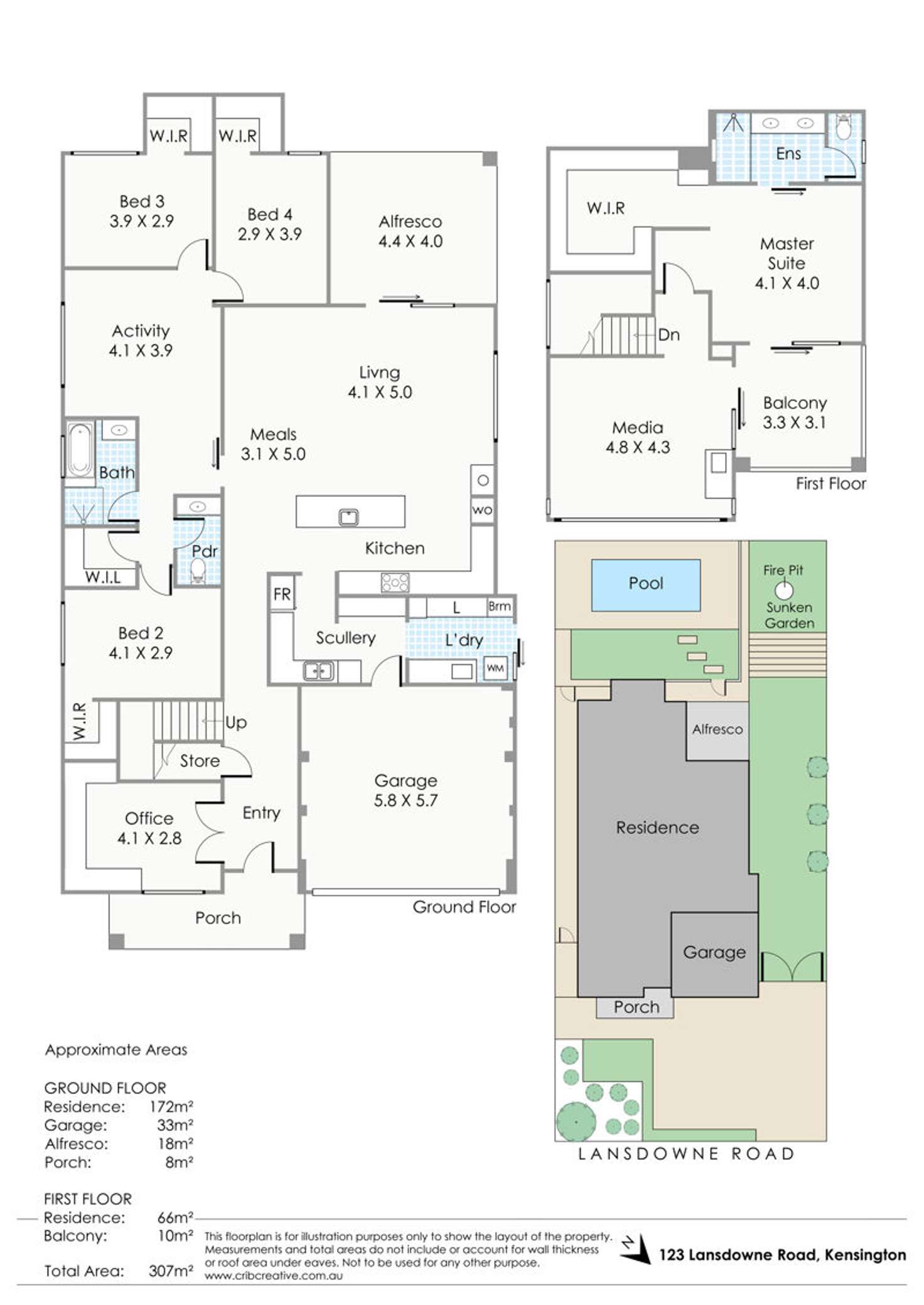 Floorplan of Homely house listing, 123 Lansdowne Road, Kensington WA 6151