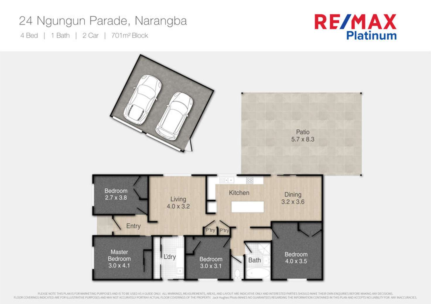 Floorplan of Homely house listing, 24 Ngungun Parade, Narangba QLD 4504