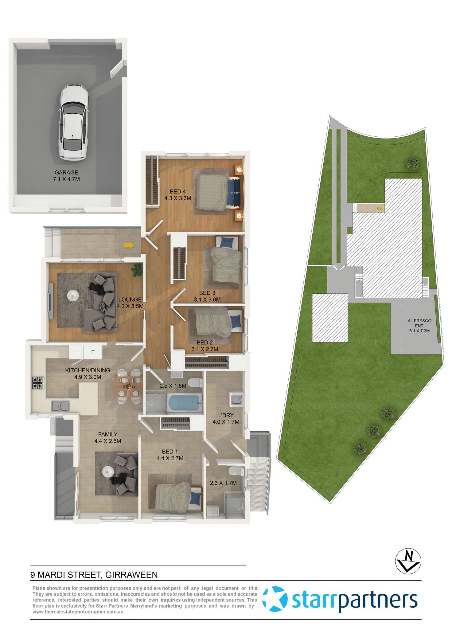 Floorplan of Homely house listing, 9 Mardi Street, Girraween NSW 2145