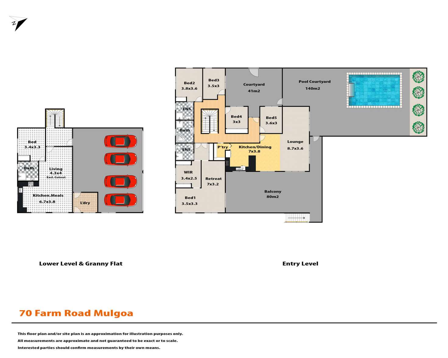 Floorplan of Homely acreageSemiRural listing, 70-78 Farm Road, Mulgoa NSW 2745