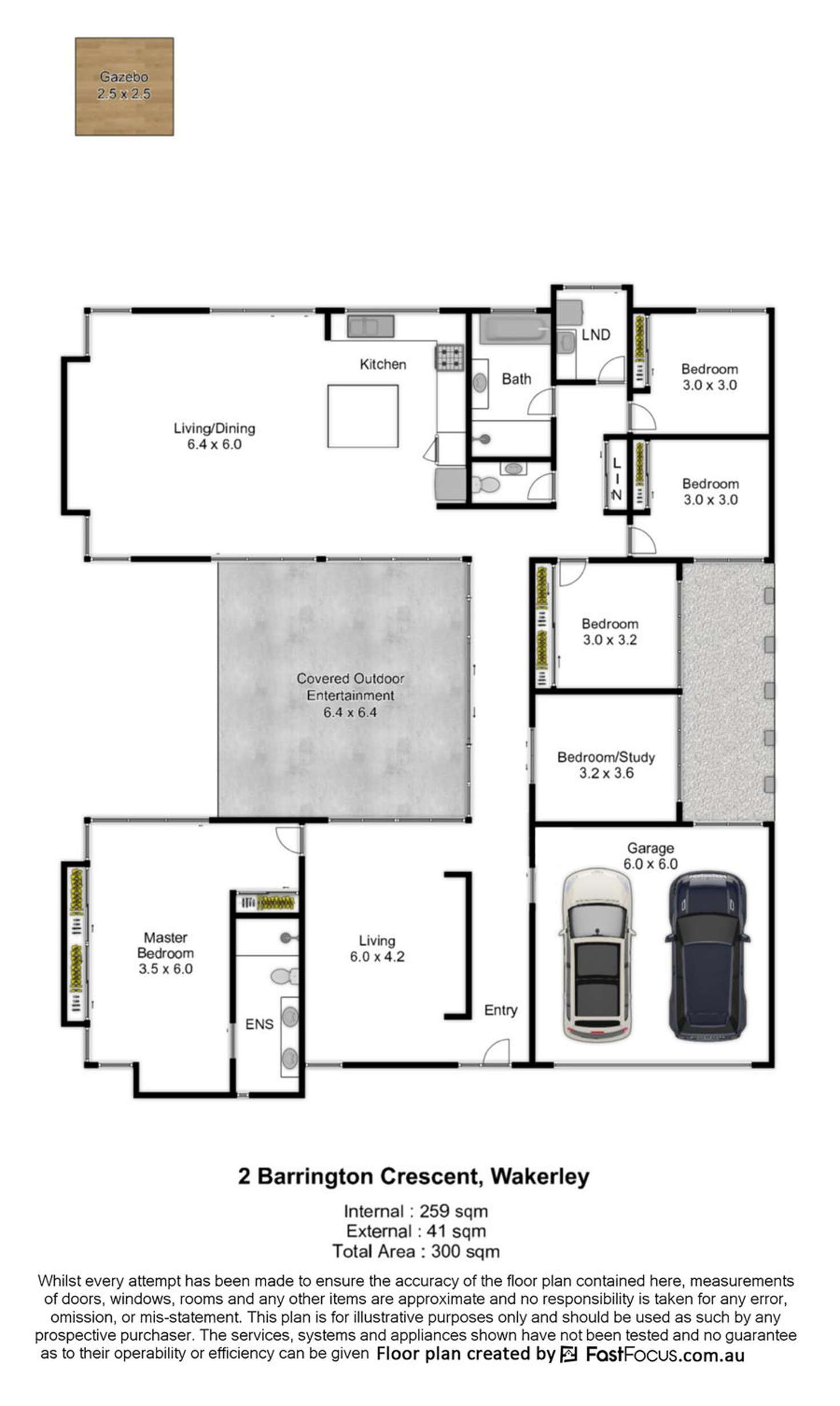 Floorplan of Homely house listing, 2 Barrington Crescent, Wakerley QLD 4154