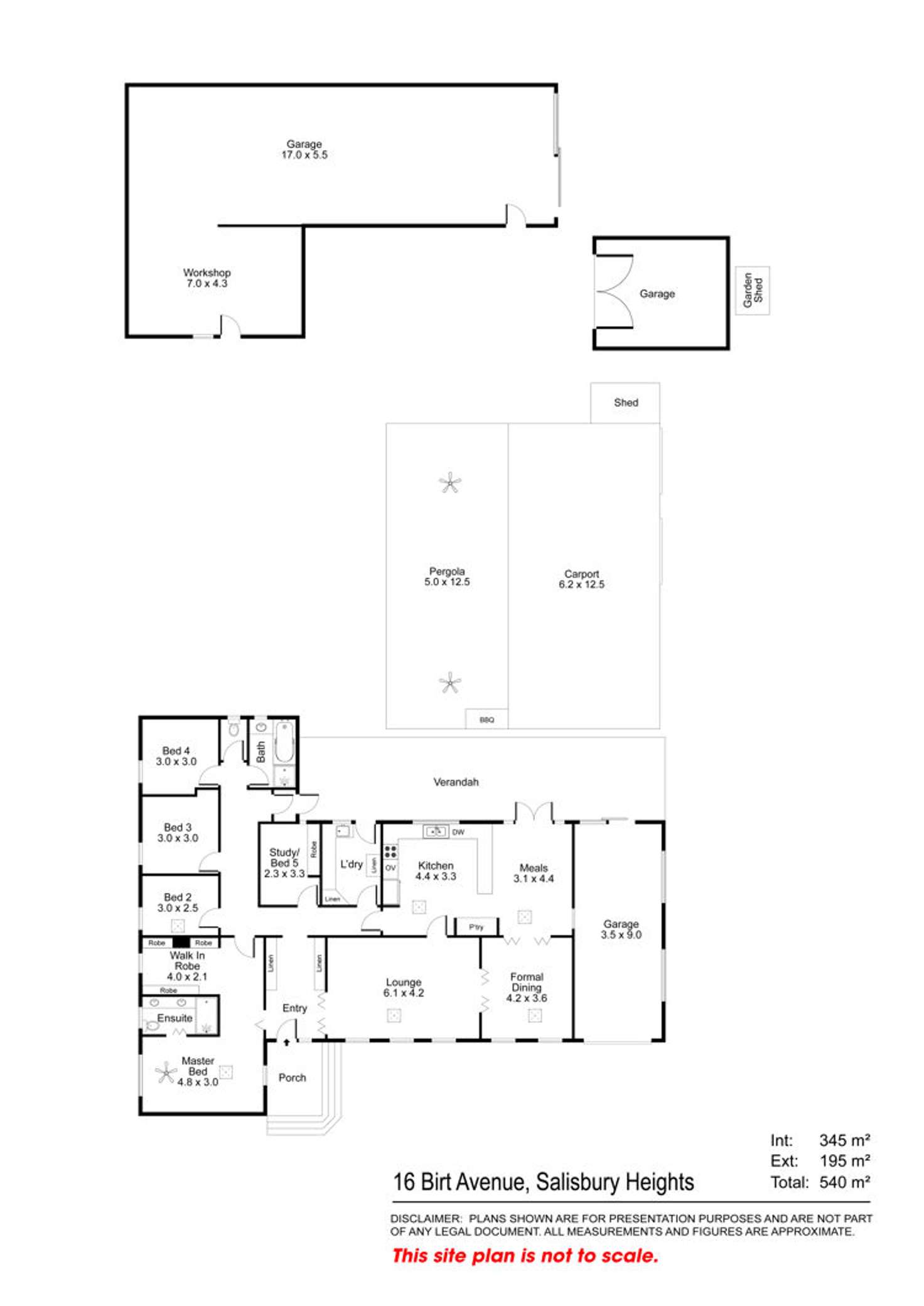 Floorplan of Homely house listing, 16 Birt Avenue, Salisbury Heights SA 5109