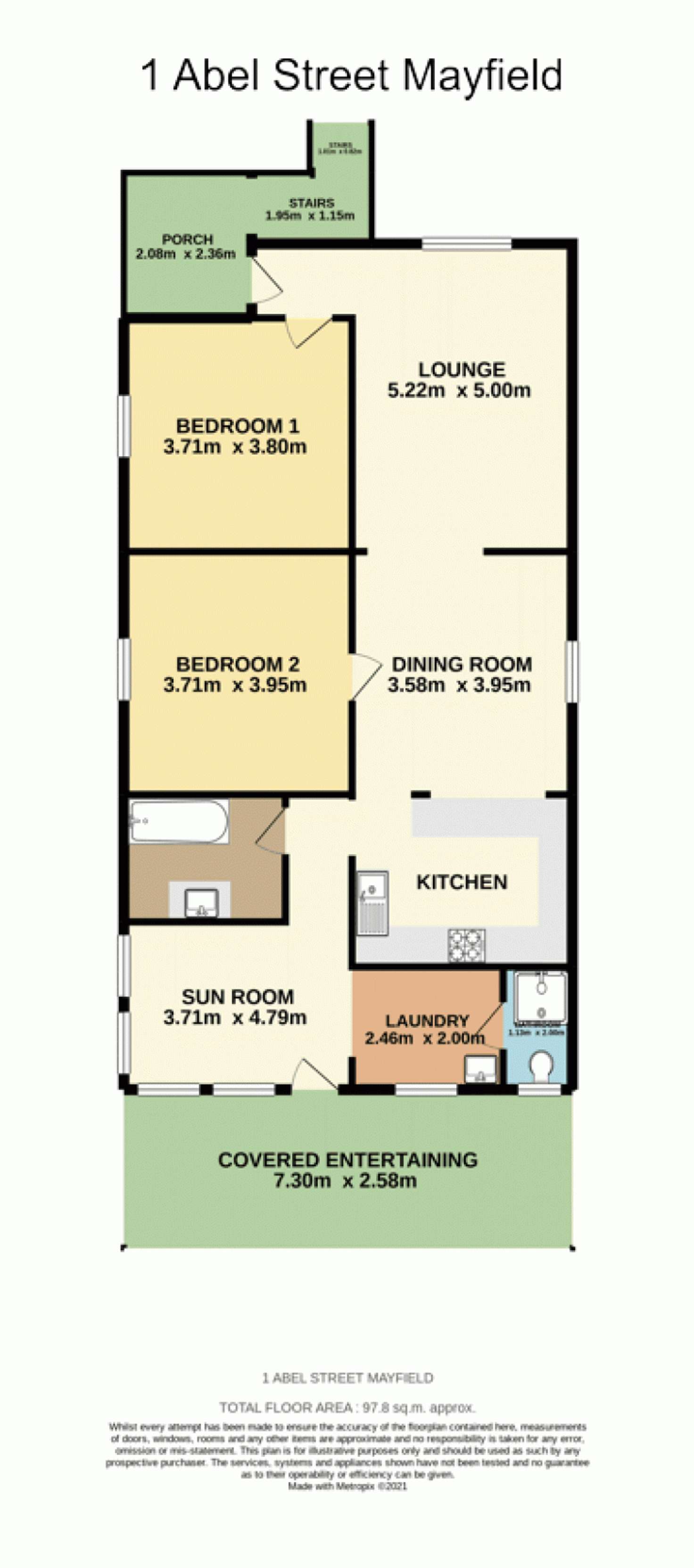 Floorplan of Homely house listing, 1 Abel Street, Mayfield NSW 2304